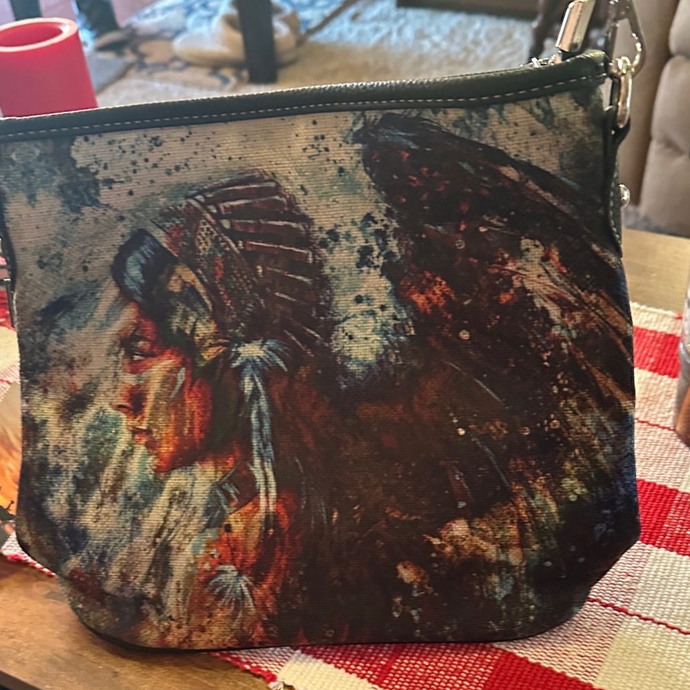 Montana West Artistic Multicolor Women's Bag - Picture 3 of 8